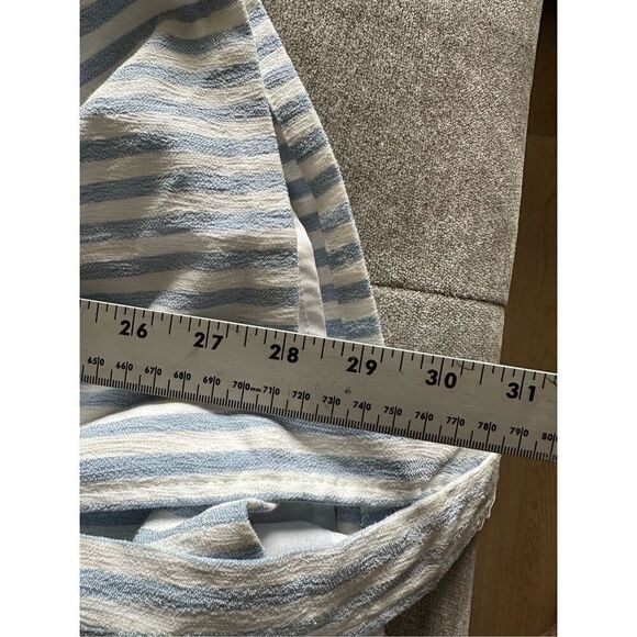 Sugar Lips Lynsea Striped Romper Womens M Blue White Coastal Boho Cottagewear - Picture 11 of 12